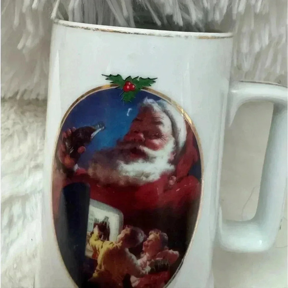 1996 Coca Cola For Santa Coffee Mug Cup Vintage Collectible Christmas Classic - Picture 9 of 11